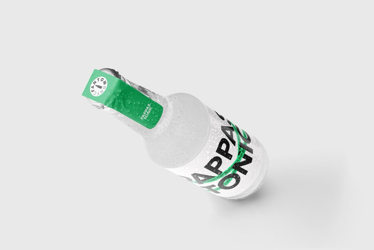 Pappas Tonic med etikett – ekologisk Indian Tonic