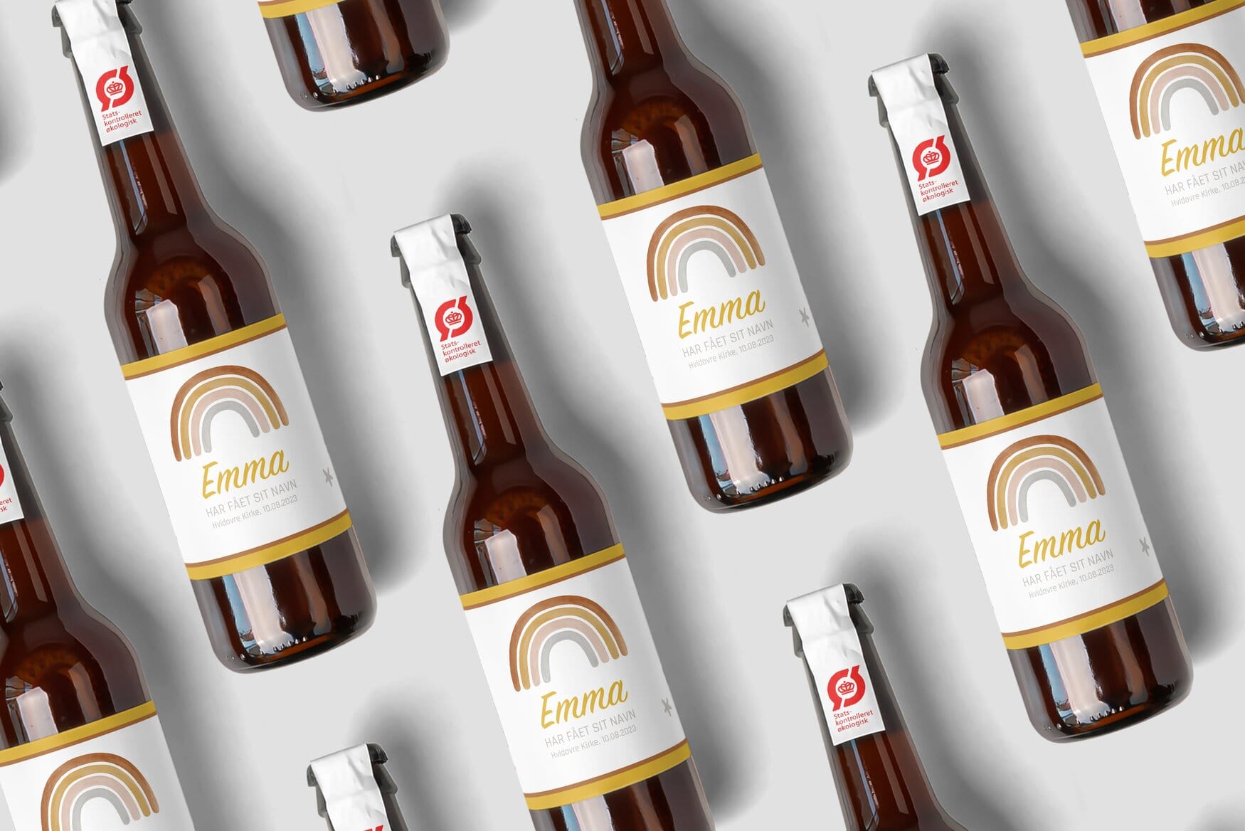 Personlige øl til barnedåb, dåbsfesten og navngivningsfesten