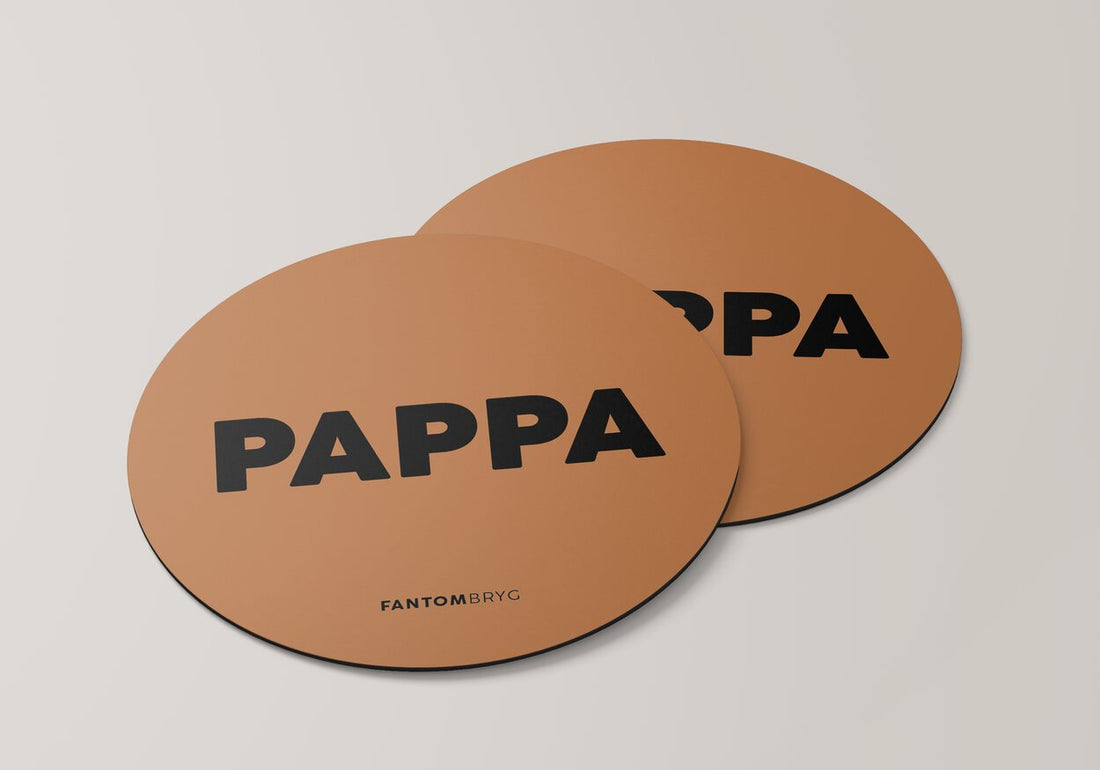Ölunderlägg i läder till Pappa