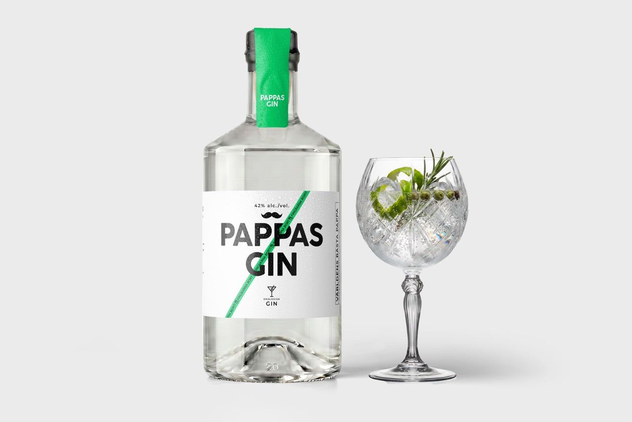 PAPPAS GIN – Ekologisk Premium Gin i presentrör