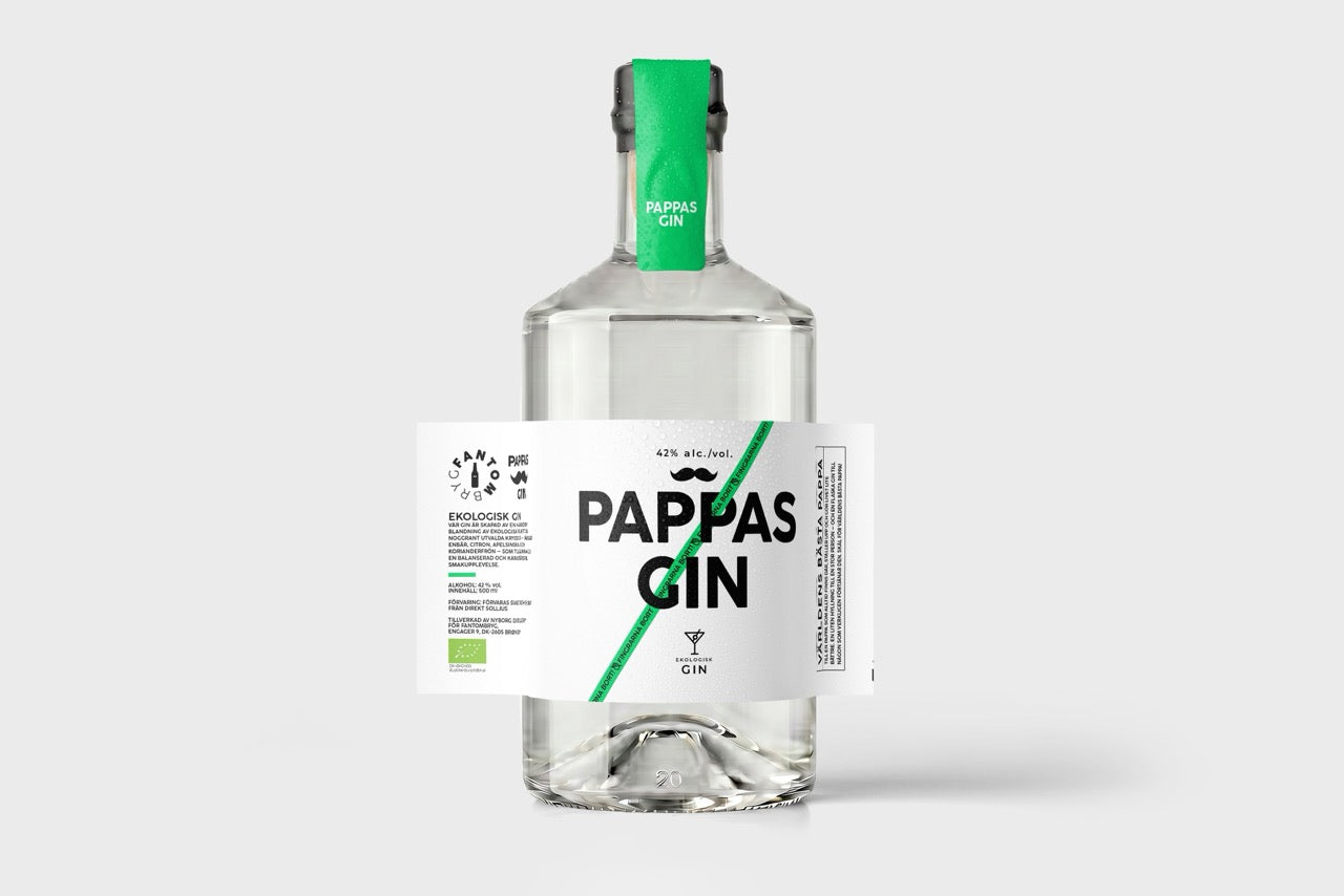 PAPPAS GIN – Ekologisk Premium Gin i presentrör