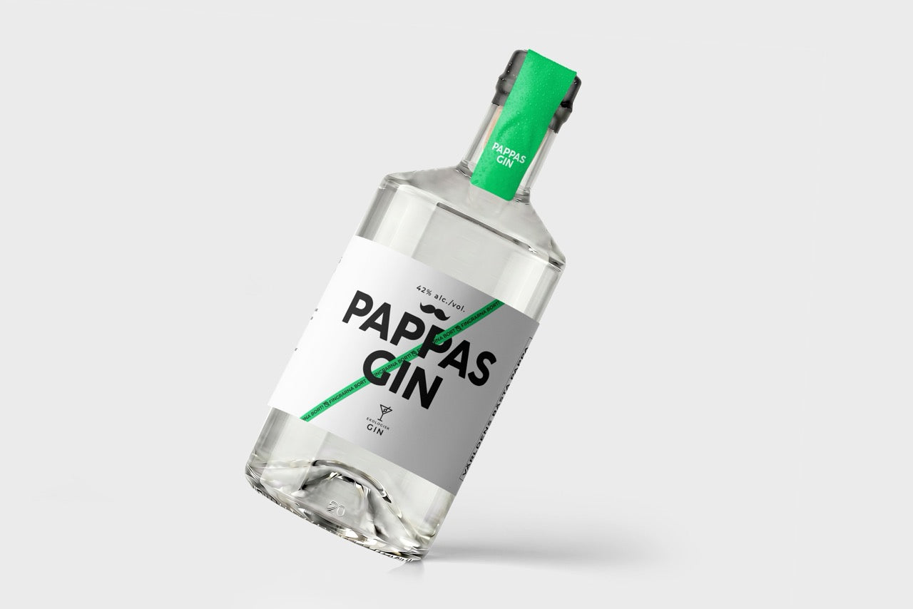 PAPPAS GIN – Ekologisk Premium Gin i presentrör