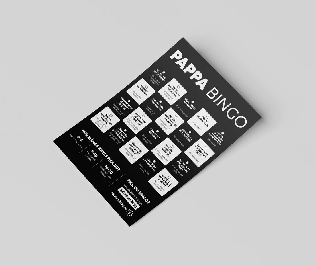 Pappa Bingo – roligt bingospel med klassiska pappabeteenden