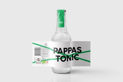 Pappas Tonic med etikett – ekologisk Indian Tonic